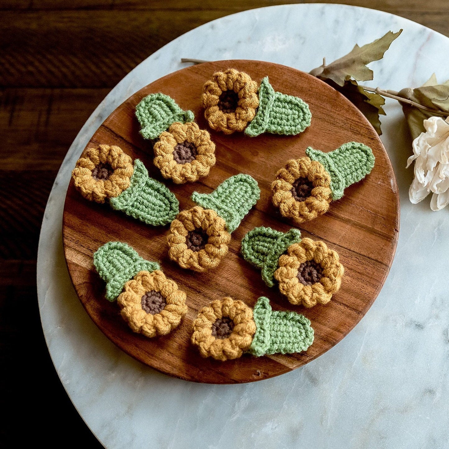 Sunflower Hair Clips - Hemsin Atelier