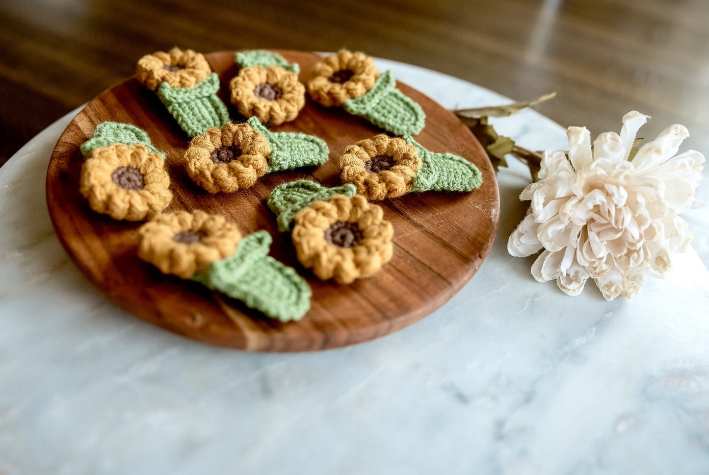 Sunflower Hair Clips - Hemsin Atelier