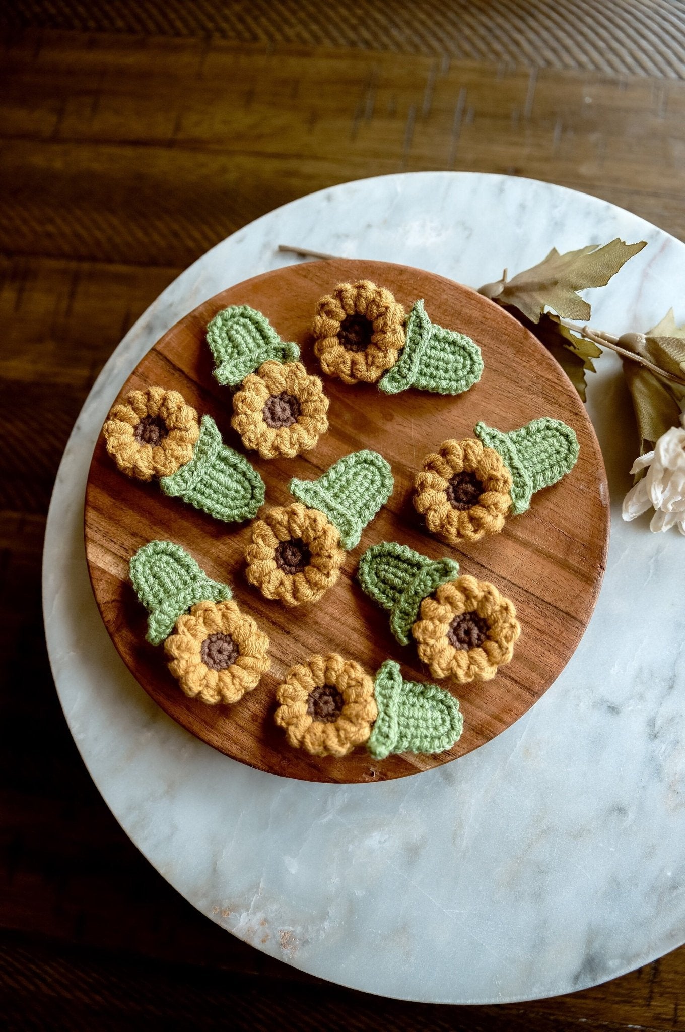 Sunflower Hair Clips - Hemsin Atelier