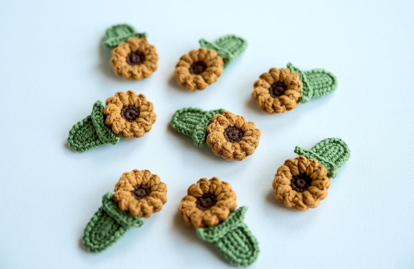 Sunflower Hair Clips - Hemsin Atelier