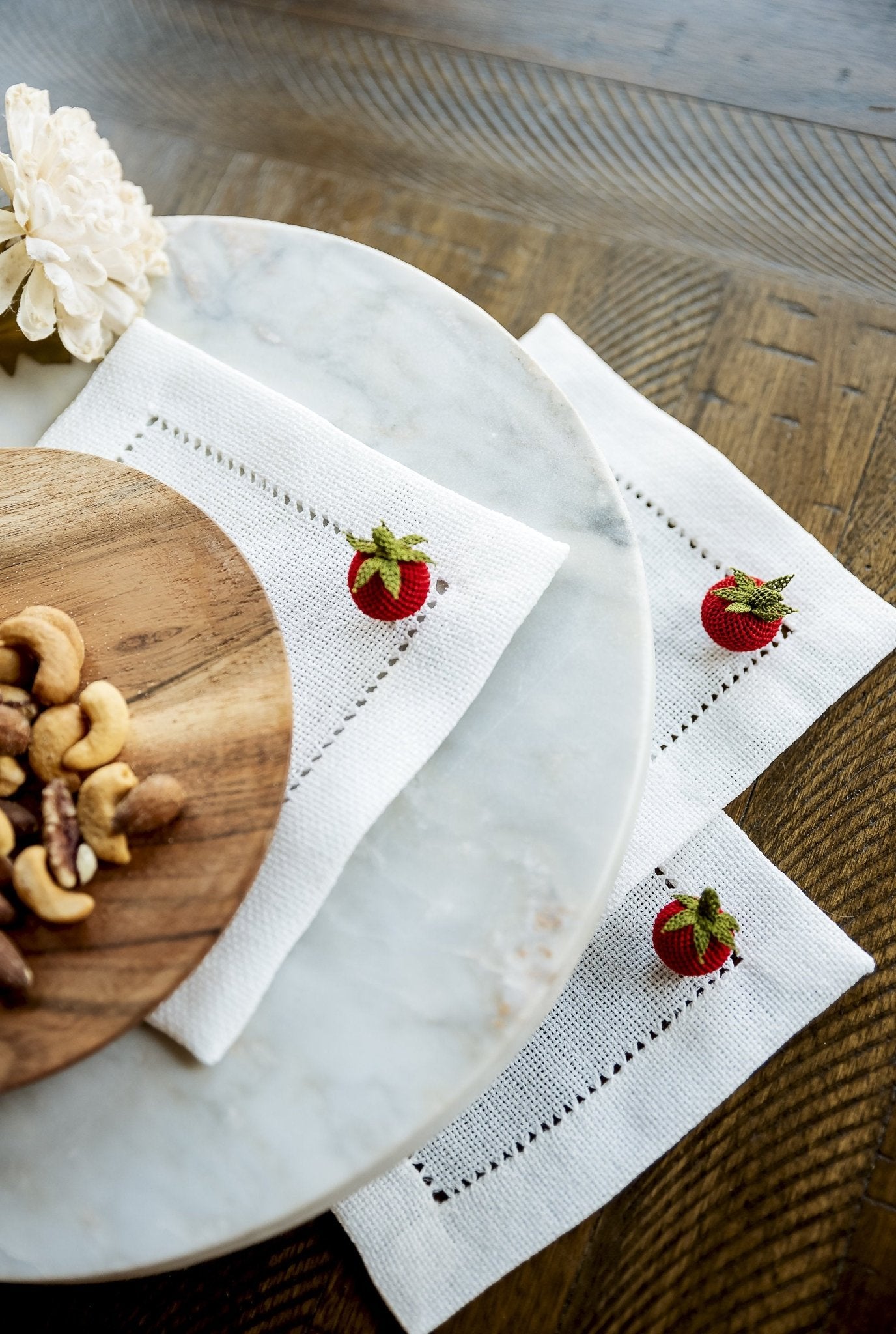 Tomato Cocktail Napkins - Hemsin Atelier