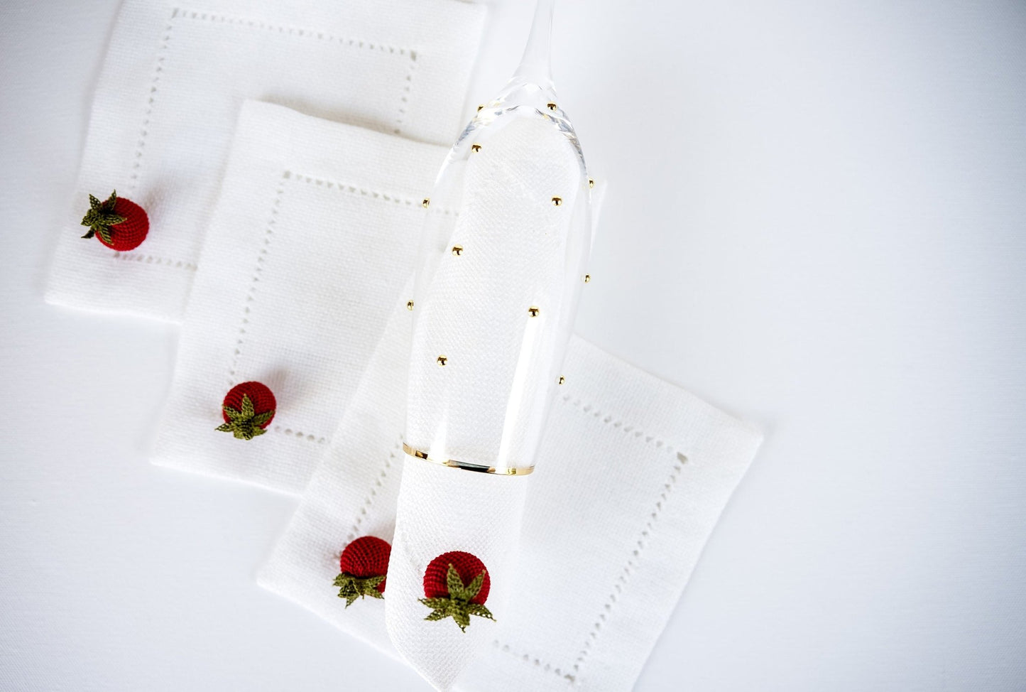 Tomato Cocktail Napkins - Hemsin Atelier