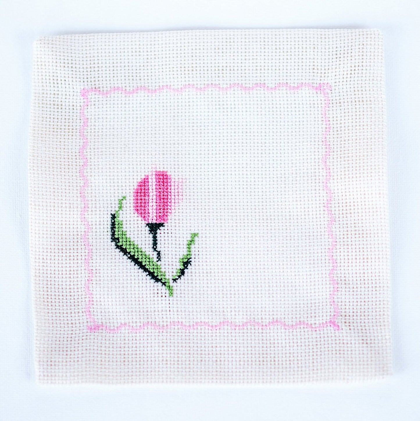 Tulip Embroidered Cocktail Napkins - Hemsin Atelier