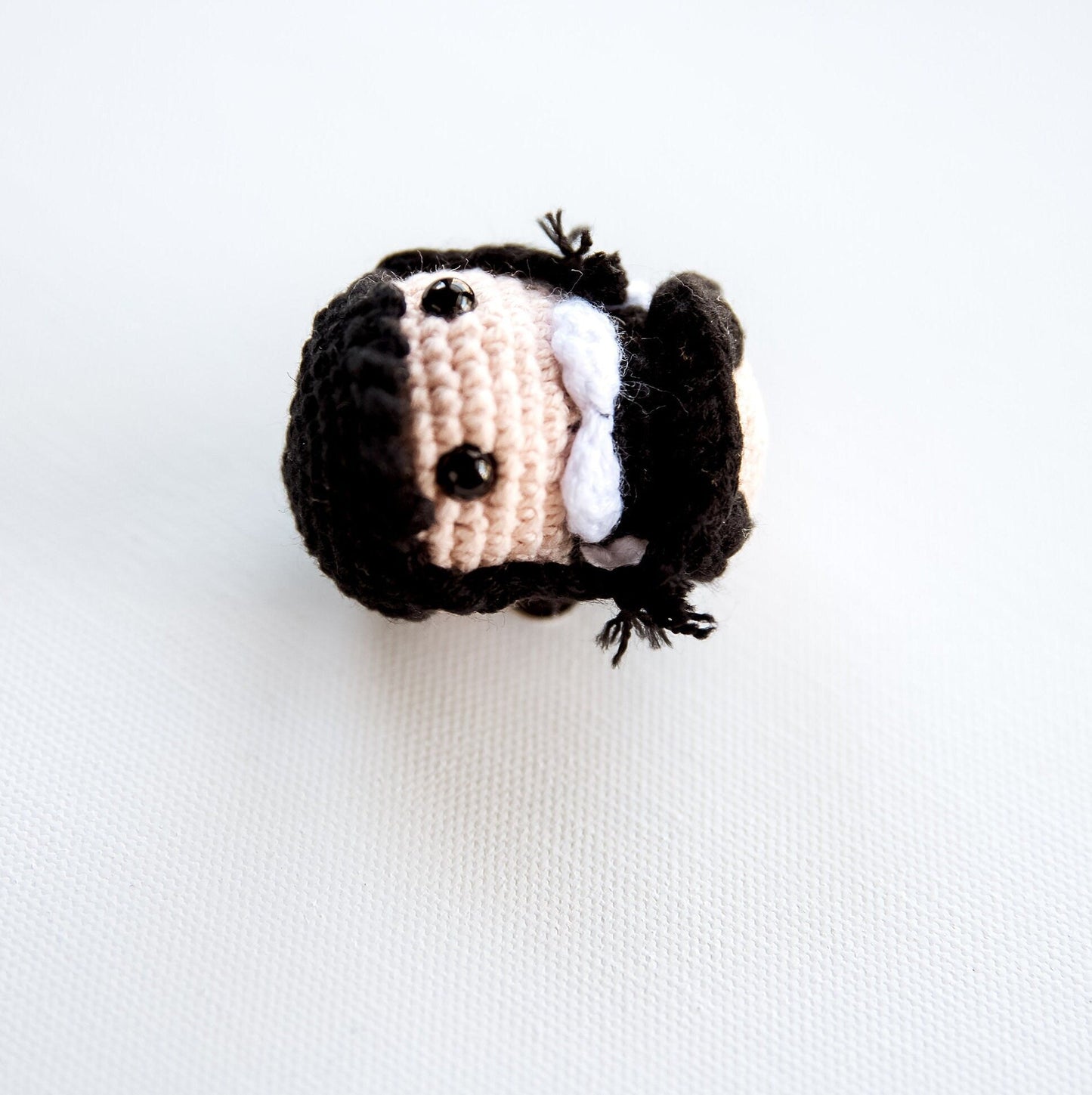 Wednesday Hair Clip 3D Wednesday Hair Clip Addams Family Hair Clip Spooky Wednesday Addams Hair Snap Amigurumi Wednesday Kids Hair Barrettes - Hemsin Atelier