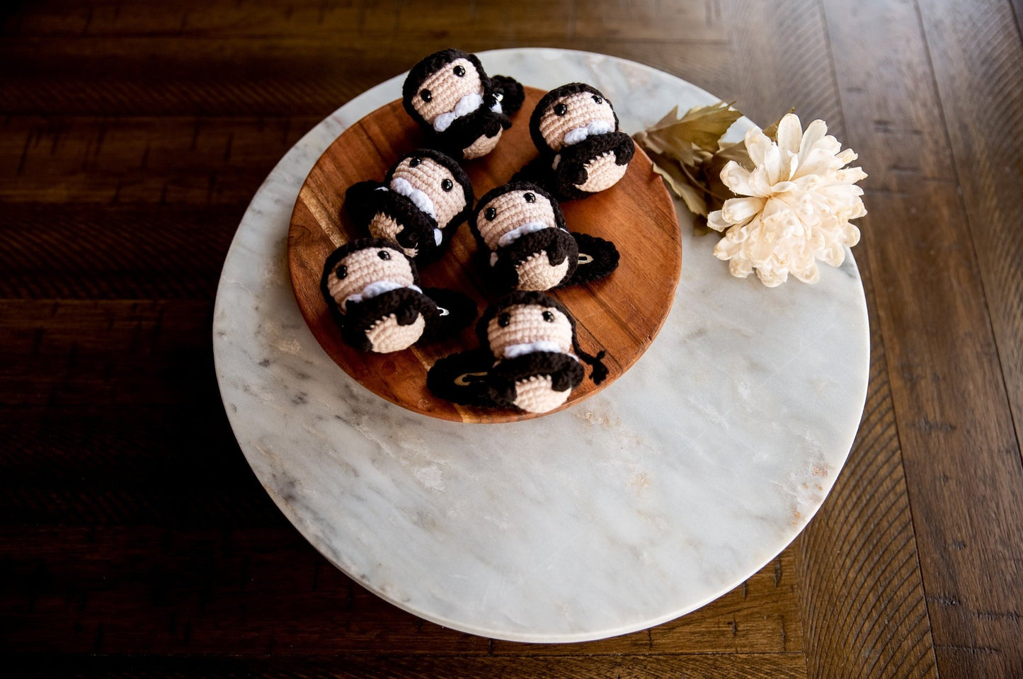 Wednesday Hair Clip 3D Wednesday Hair Clip Addams Family Hair Clip Spooky Wednesday Addams Hair Snap Amigurumi Wednesday Kids Hair Barrettes - Hemsin Atelier