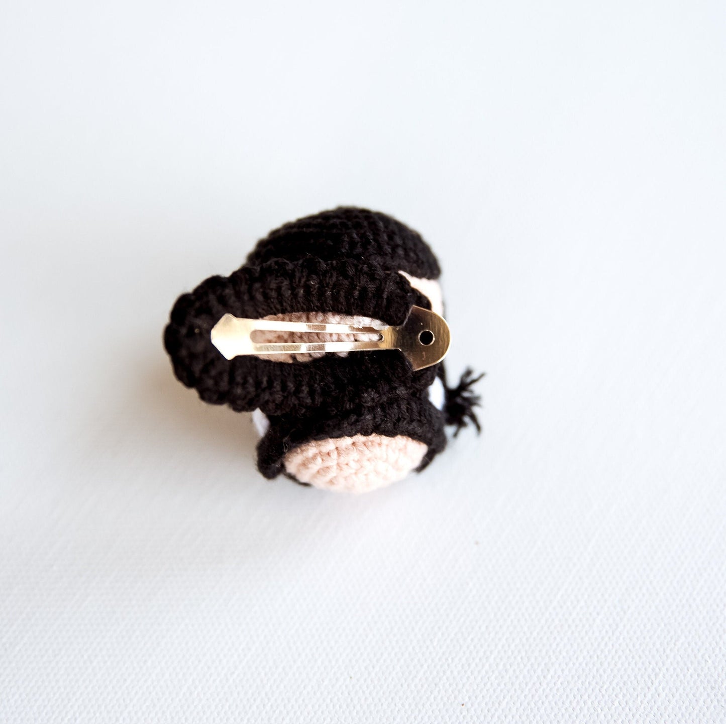 Wednesday Hair Clip 3D Wednesday Hair Clip Addams Family Hair Clip Spooky Wednesday Addams Hair Snap Amigurumi Wednesday Kids Hair Barrettes - Hemsin Atelier
