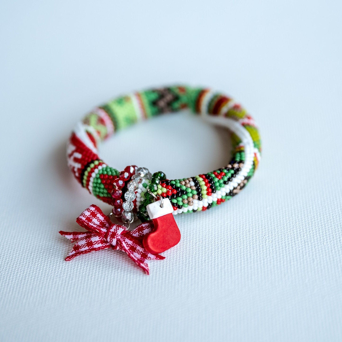 Winter Beaded Bracelets - Hemsin Atelier