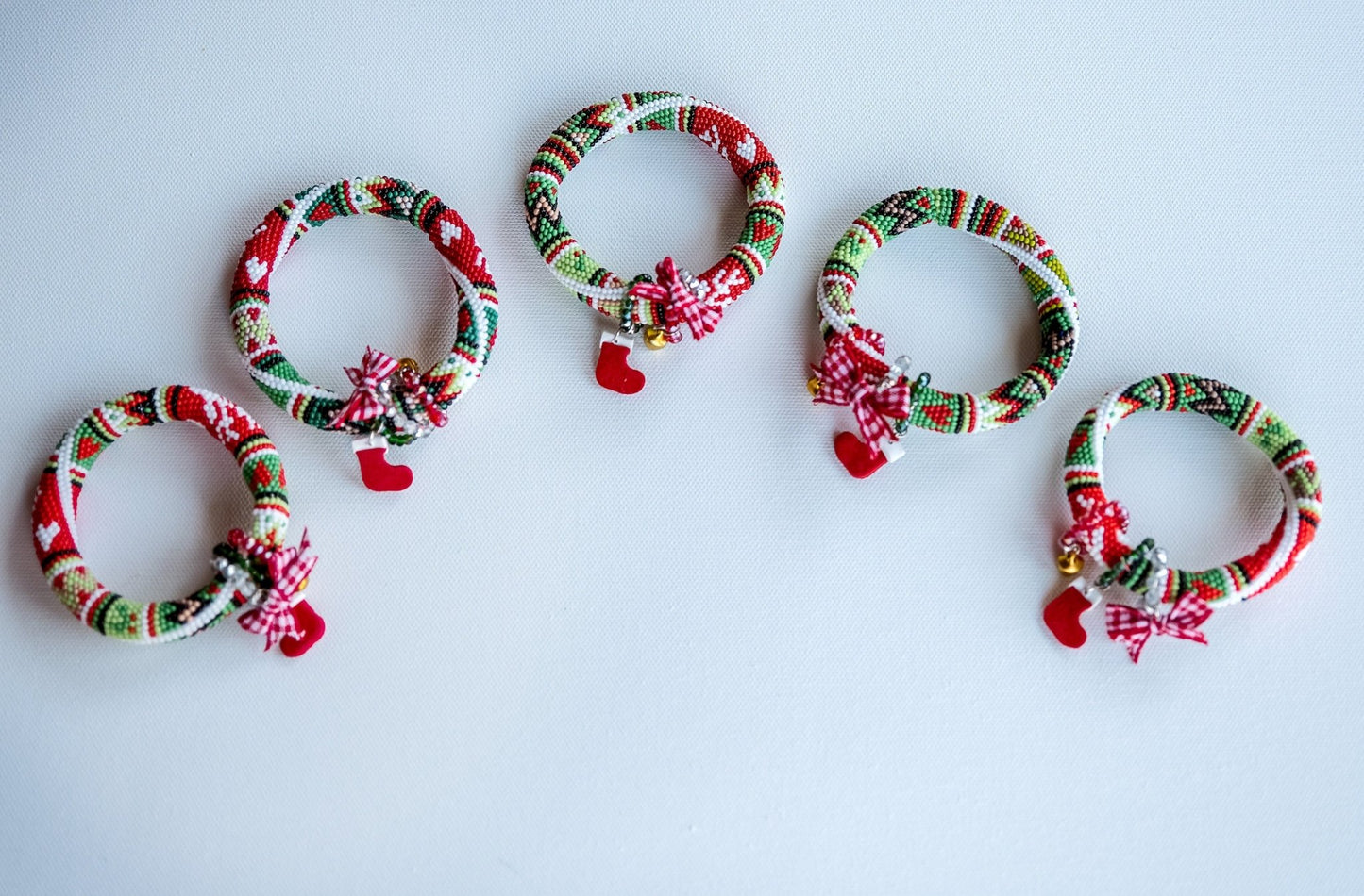 Winter Beaded Bracelets - Hemsin Atelier