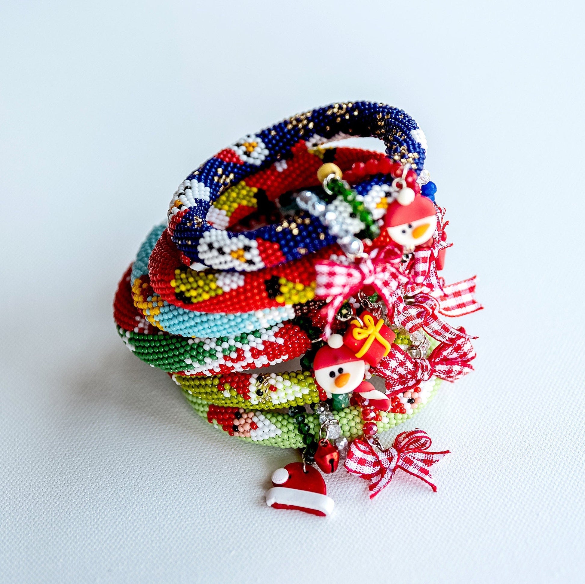 Winter Stacking Bangles - Hemsin Atelier