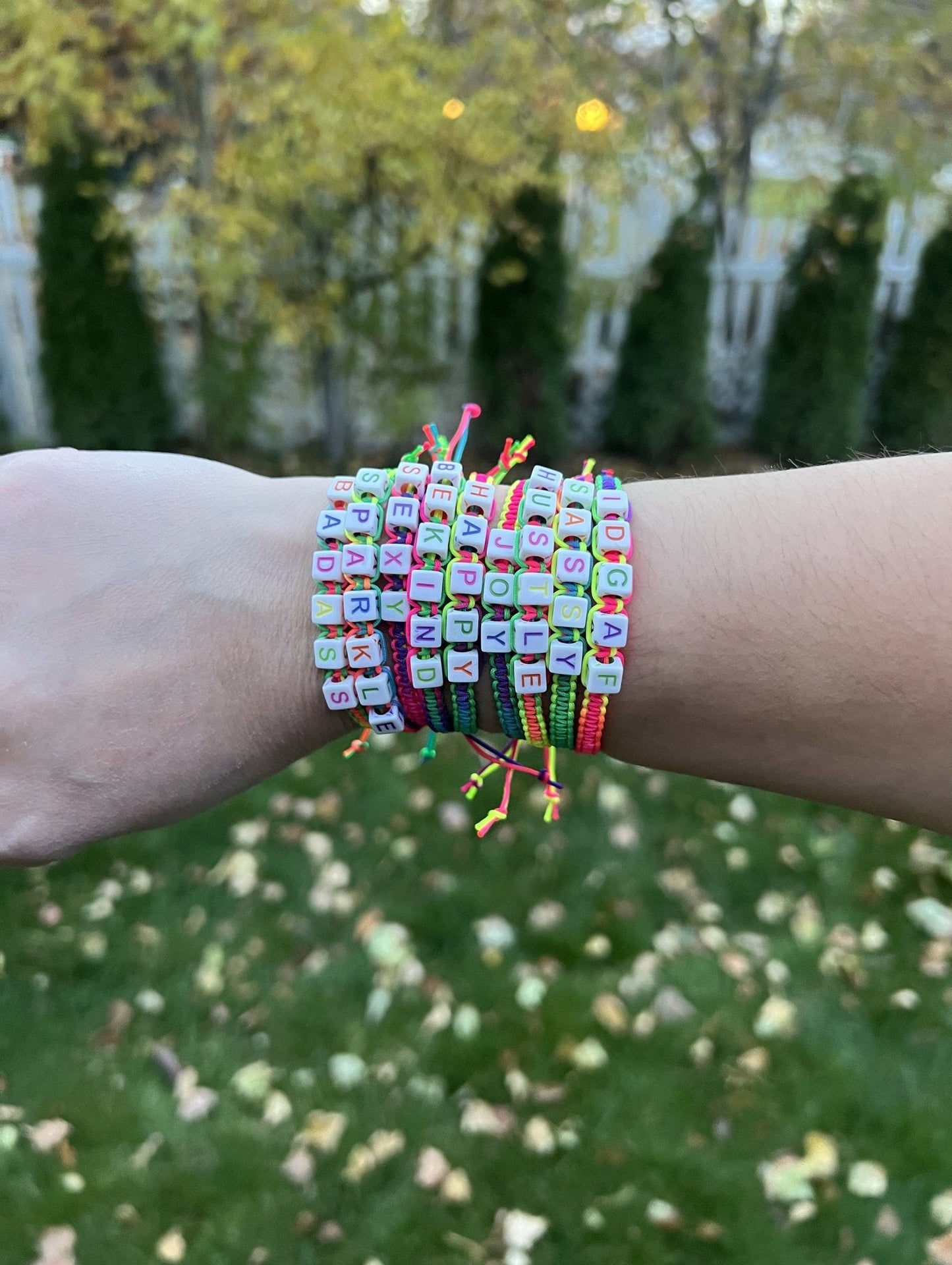 Y2K Intention-Swear Word Bracelet - Hemsin Atelier