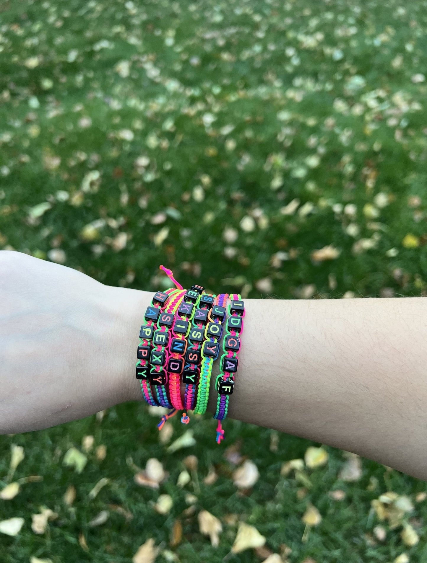 Y2K Intention-Swear Word Bracelet - Hemsin Atelier