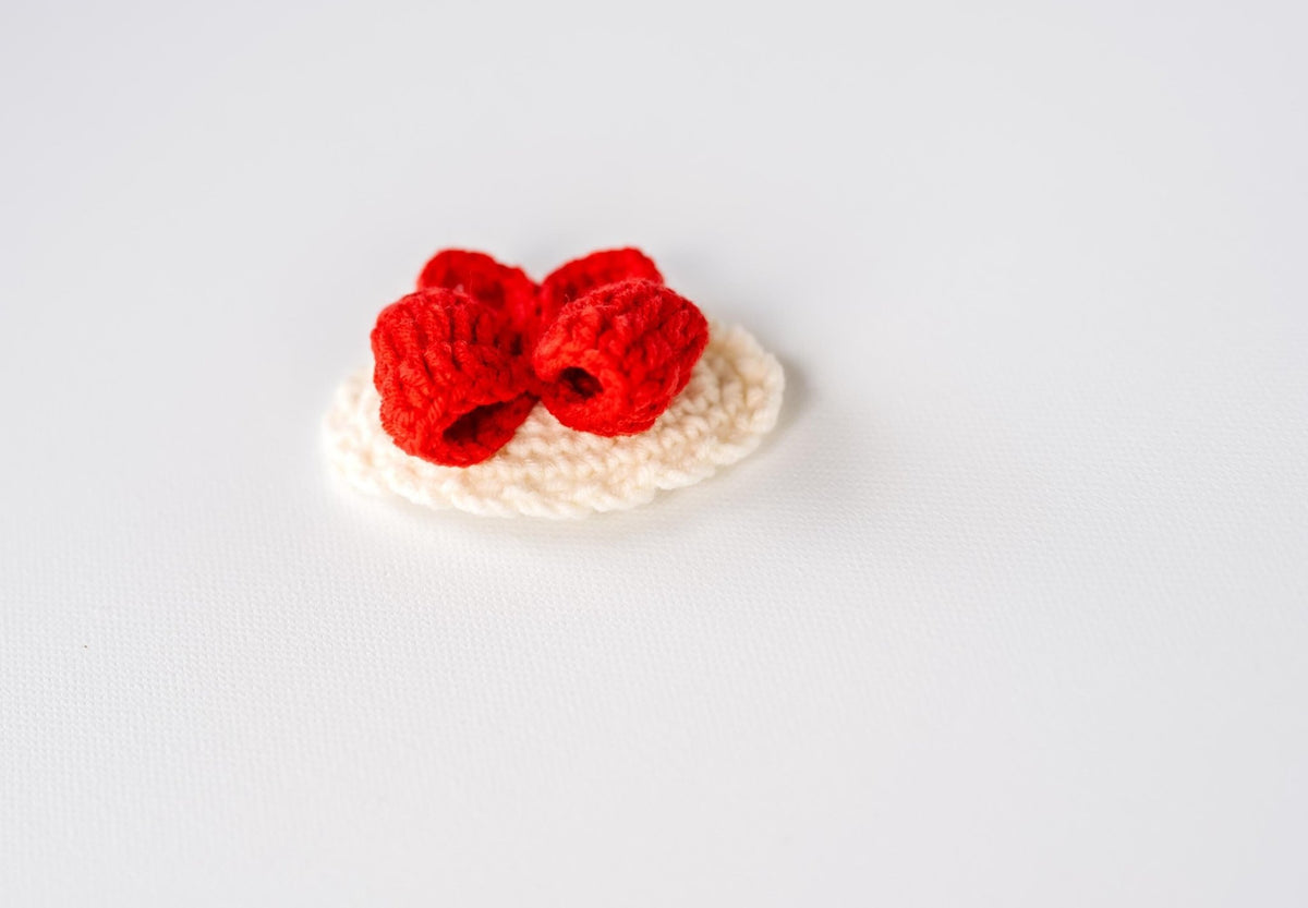 Apple, Cherry & Bow Hair Clips - Hemsin Atelier
