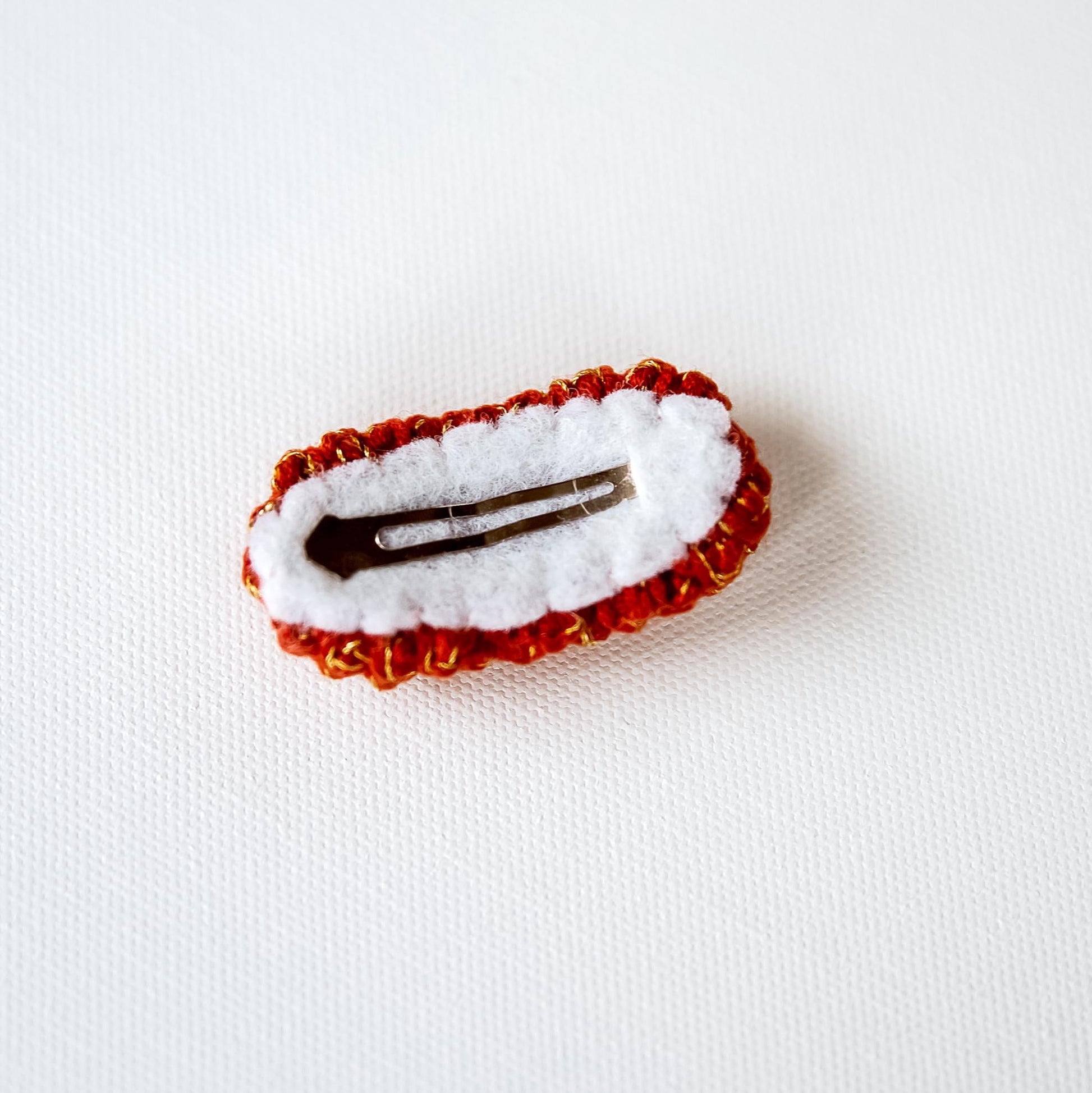 Christmas Hair Clip Boho Hair Clip Minimal Hair Clip Boho Hair Snap Boho Hair Barrette Crochet Hair Clip Unique Stocking Stuffers Women Gift - Hemsin Atelier