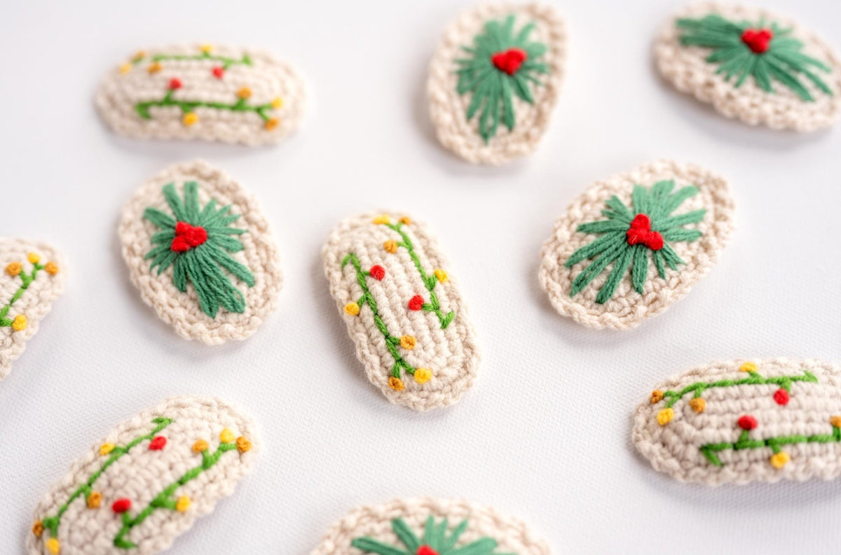 Christmas Hair Clips - Hemsin Atelier