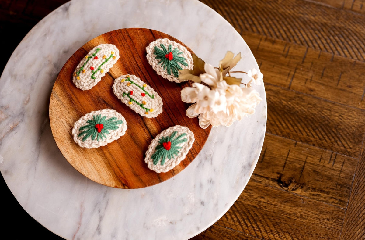 Christmas Hair Clips - Hemsin Atelier