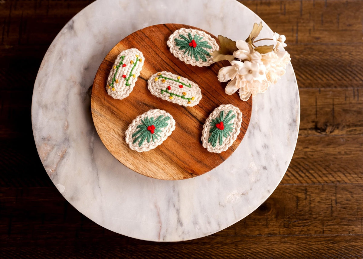 Christmas Hair Clips - Hemsin Atelier