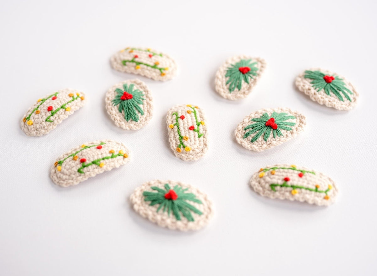 Christmas Hair Clips - Hemsin Atelier