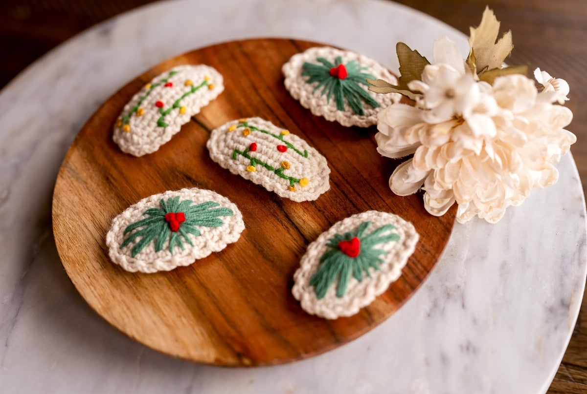 Christmas Hair Clips - Hemsin Atelier