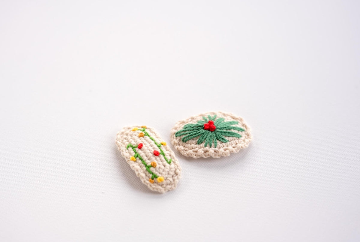 Christmas Hair Clips - Hemsin Atelier