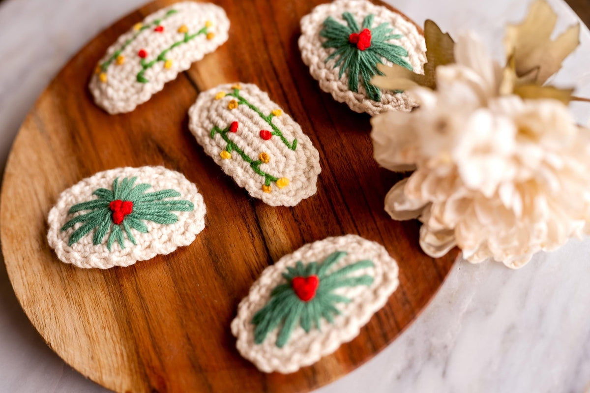 Christmas Hair Clips - Hemsin Atelier