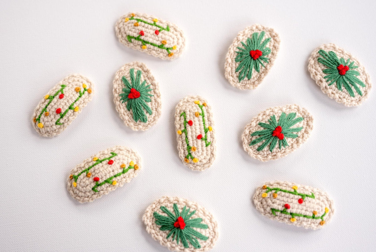 Christmas Hair Clips - Hemsin Atelier