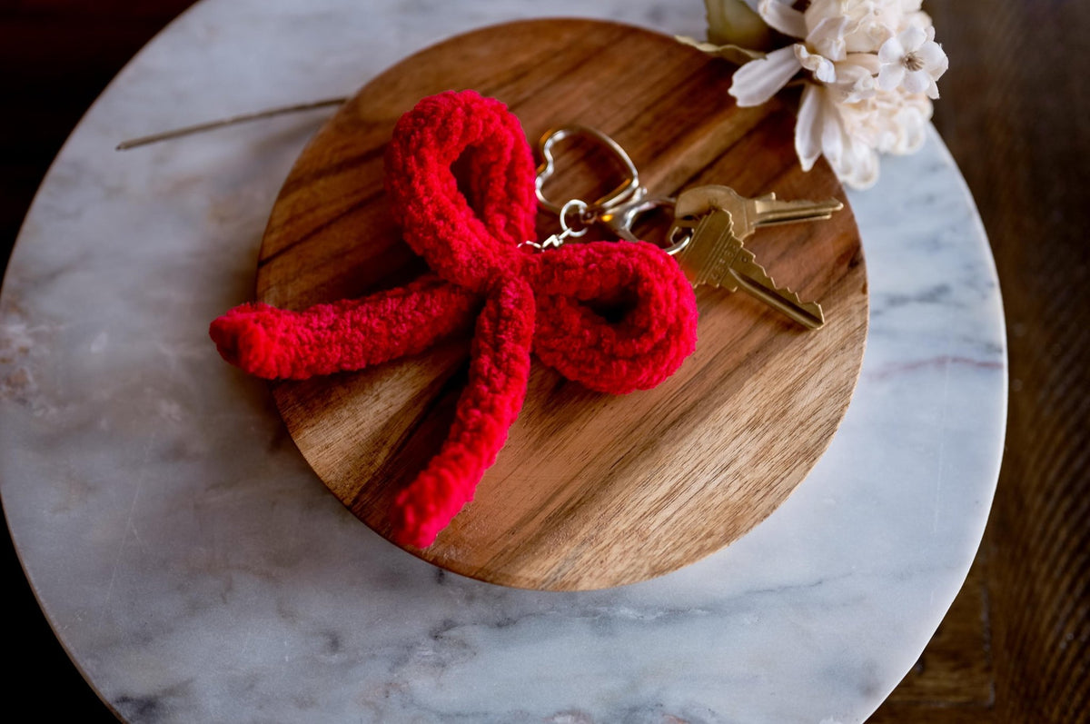 Chunky Bow Keychain - Hemsin Atelier