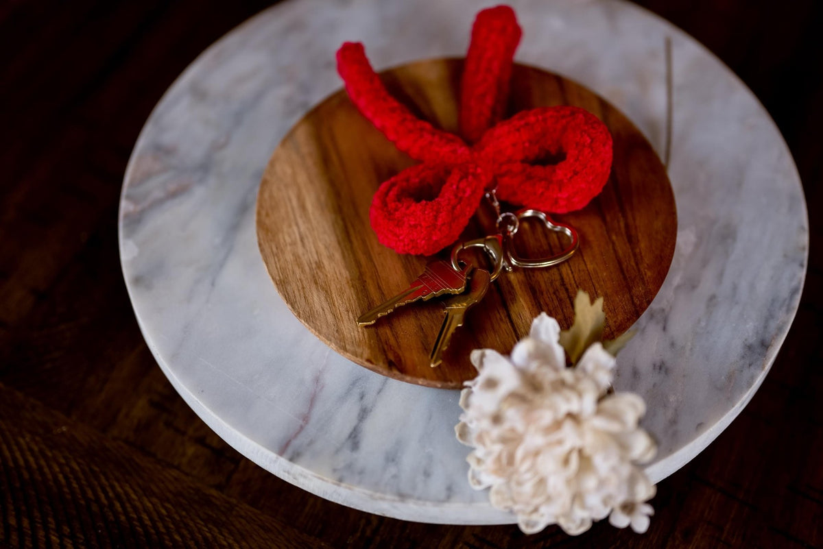 Chunky Bow Keychain - Hemsin Atelier