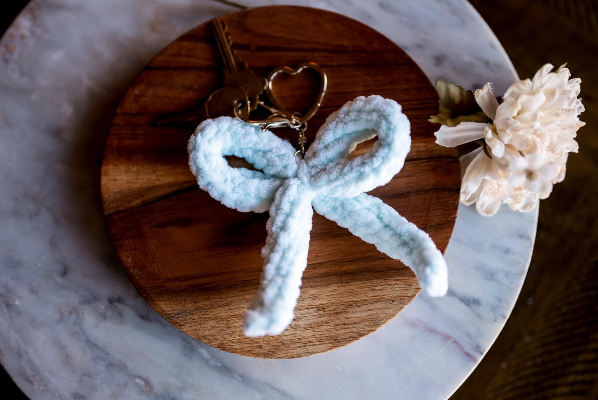 Chunky Bow Keychain - Hemsin Atelier