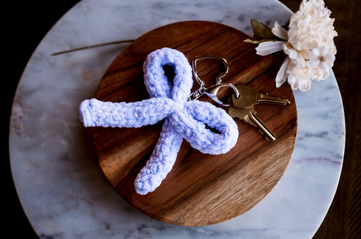 Chunky Bow Keychain - Hemsin Atelier