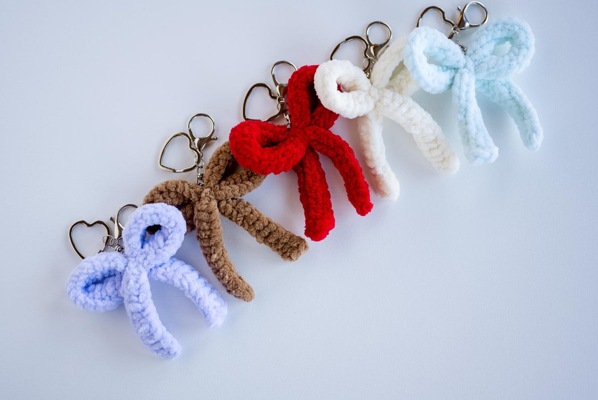 Chunky Bow Keychain - Hemsin Atelier