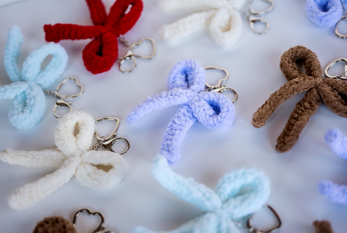 Chunky Bow Keychain - Hemsin Atelier