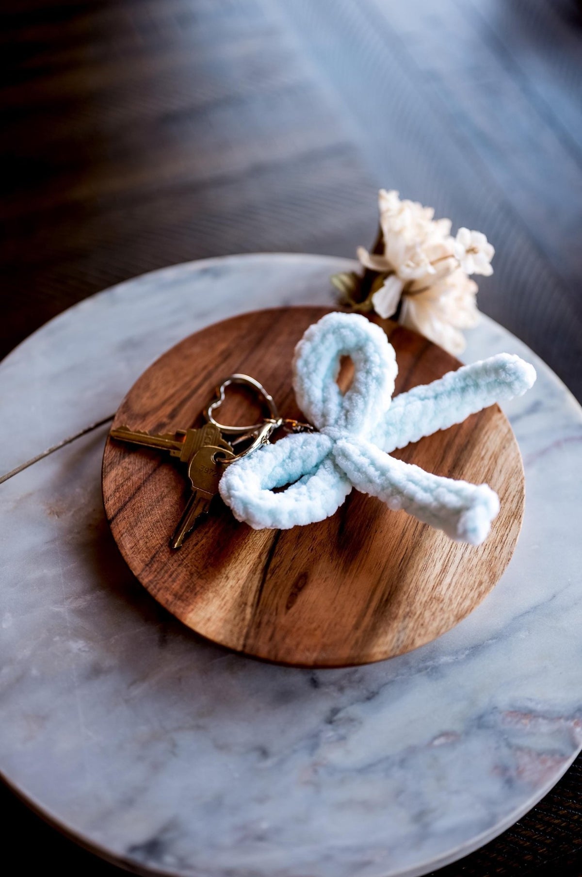 Chunky Bow Keychain - Hemsin Atelier