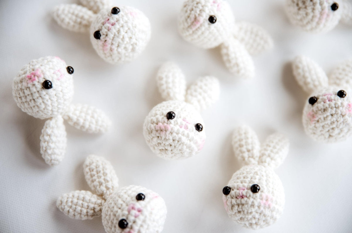 Crochet Rabbit Motifs - Hemsin Atelier
