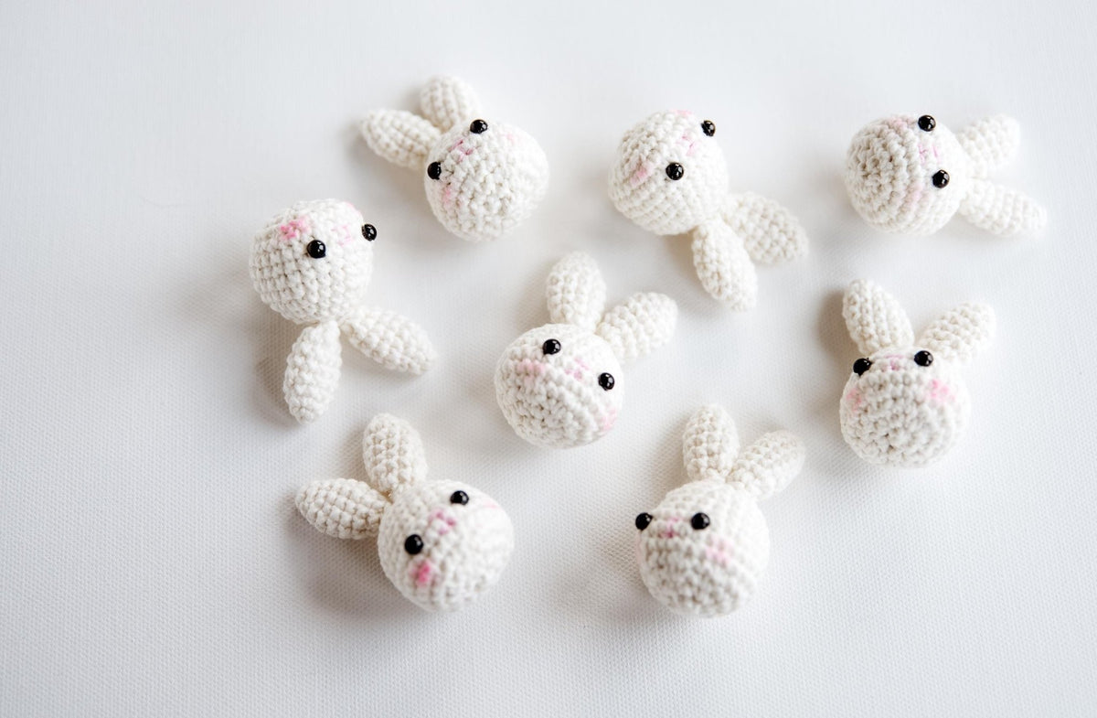 Crochet Rabbit Motifs - Hemsin Atelier