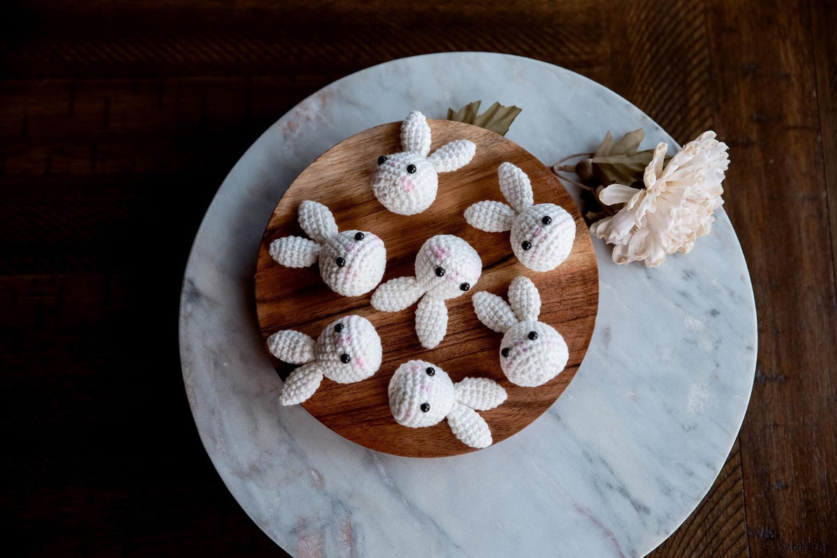 Crochet Rabbit Motifs - Hemsin Atelier