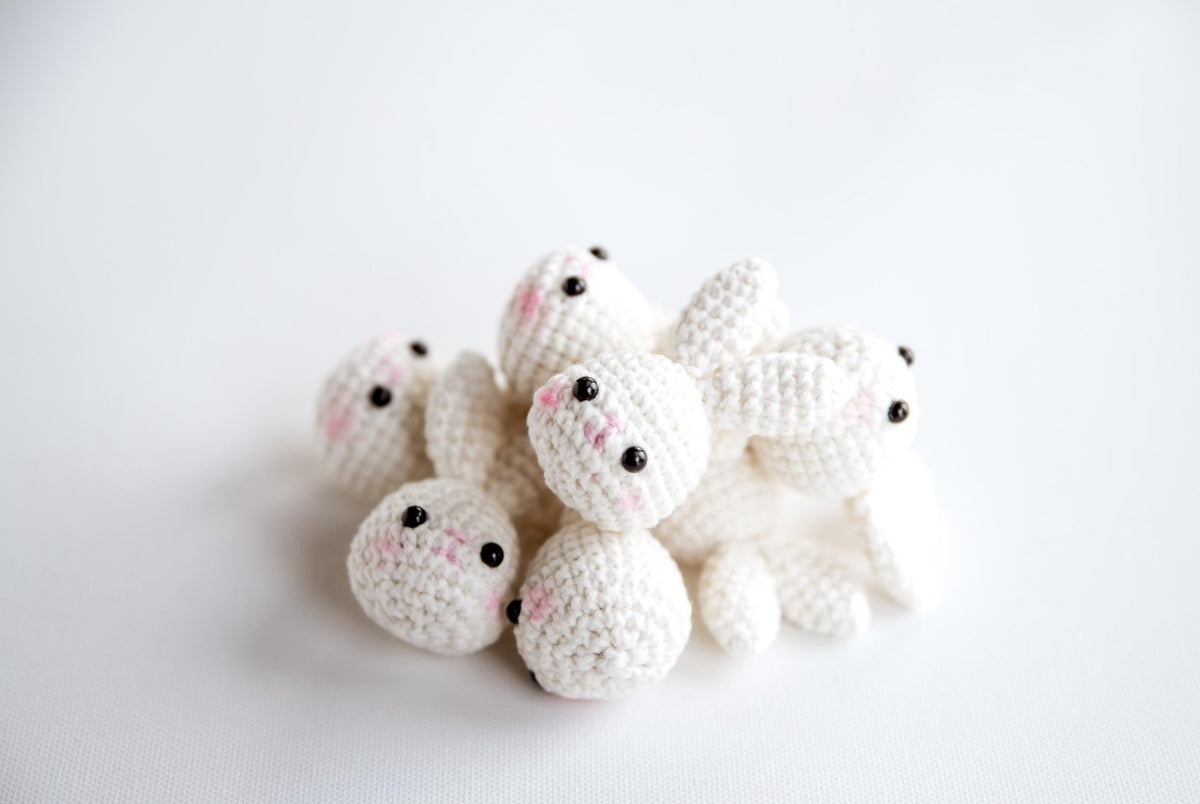 Crochet Rabbit Motifs - Hemsin Atelier