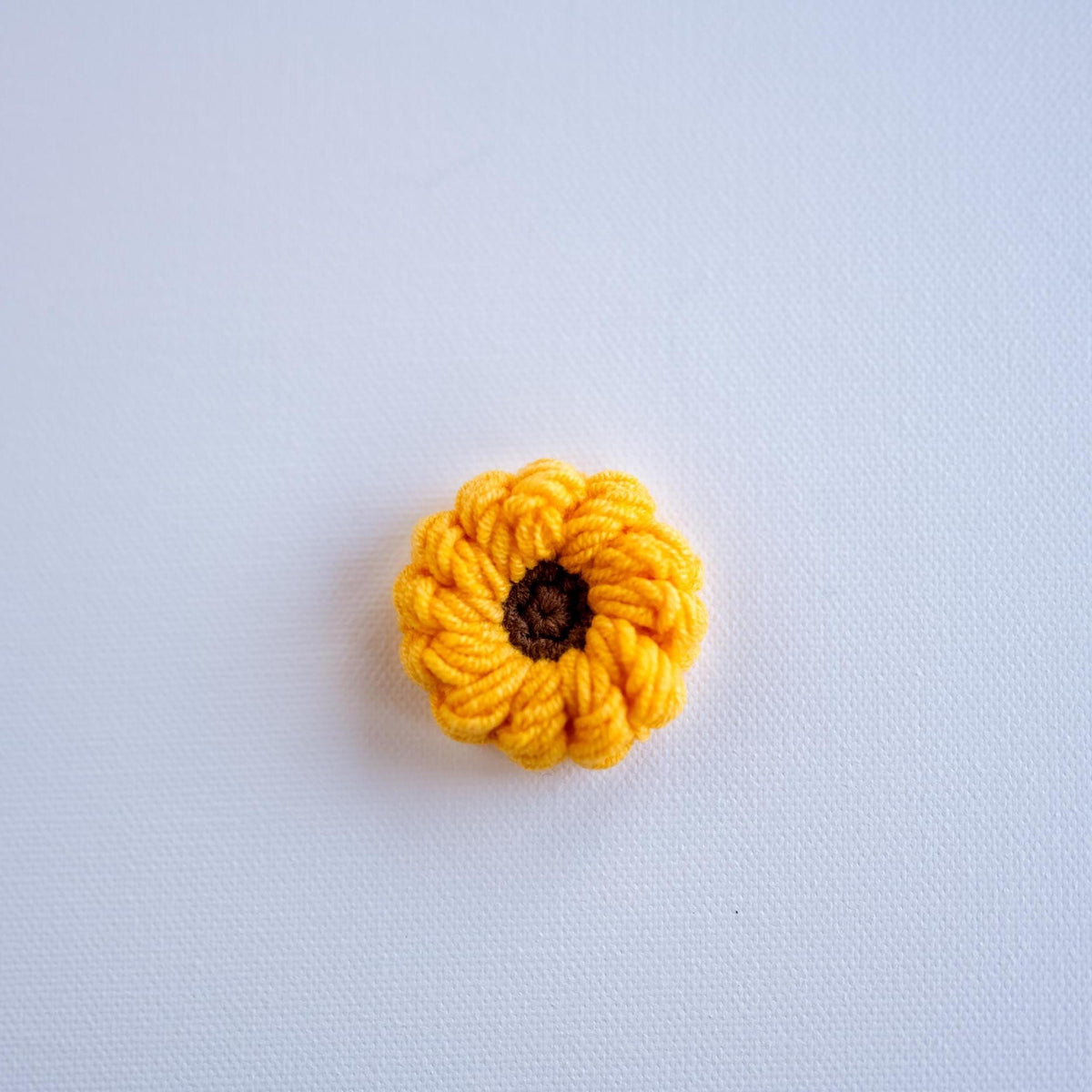 Crochet Sunflower Appliques - Hemsin Atelier