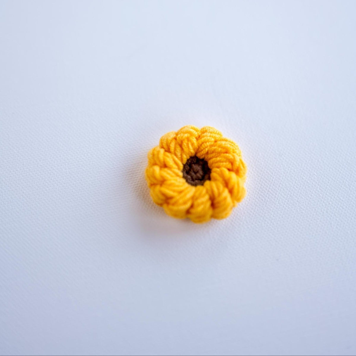 Crochet Sunflower Appliques - Hemsin Atelier