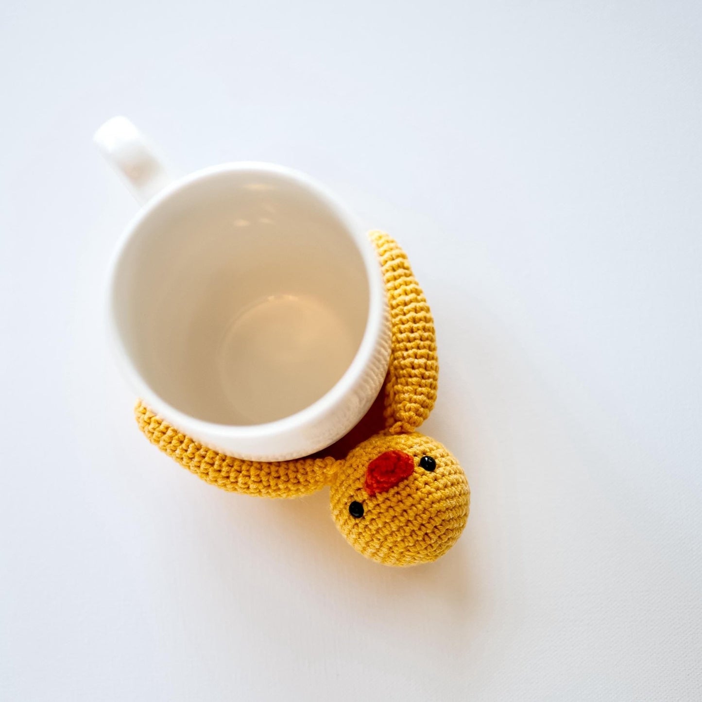 Duck Coaster Duck Coffee Cup Coaster Coffee Lover Coaster Crochet Coaster Duck Placemat Tea Coaster Drink Coaster Beermat Fun Home Decor - Hemsin Atelier