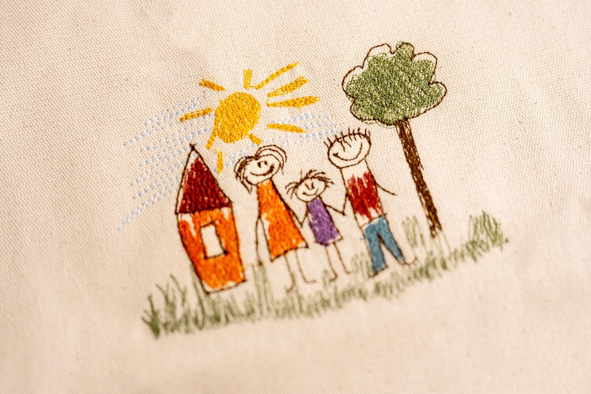 Embroidered Tote Bag - Hemsin Atelier