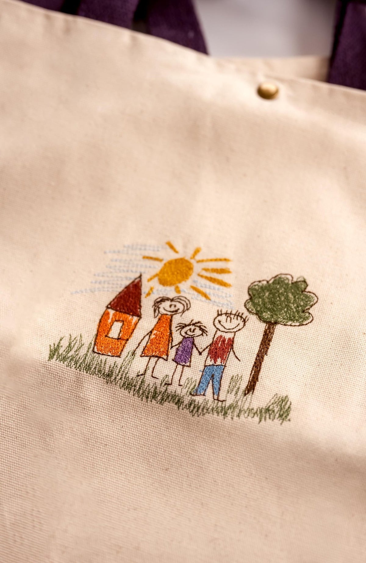Embroidered Tote Bag - Hemsin Atelier