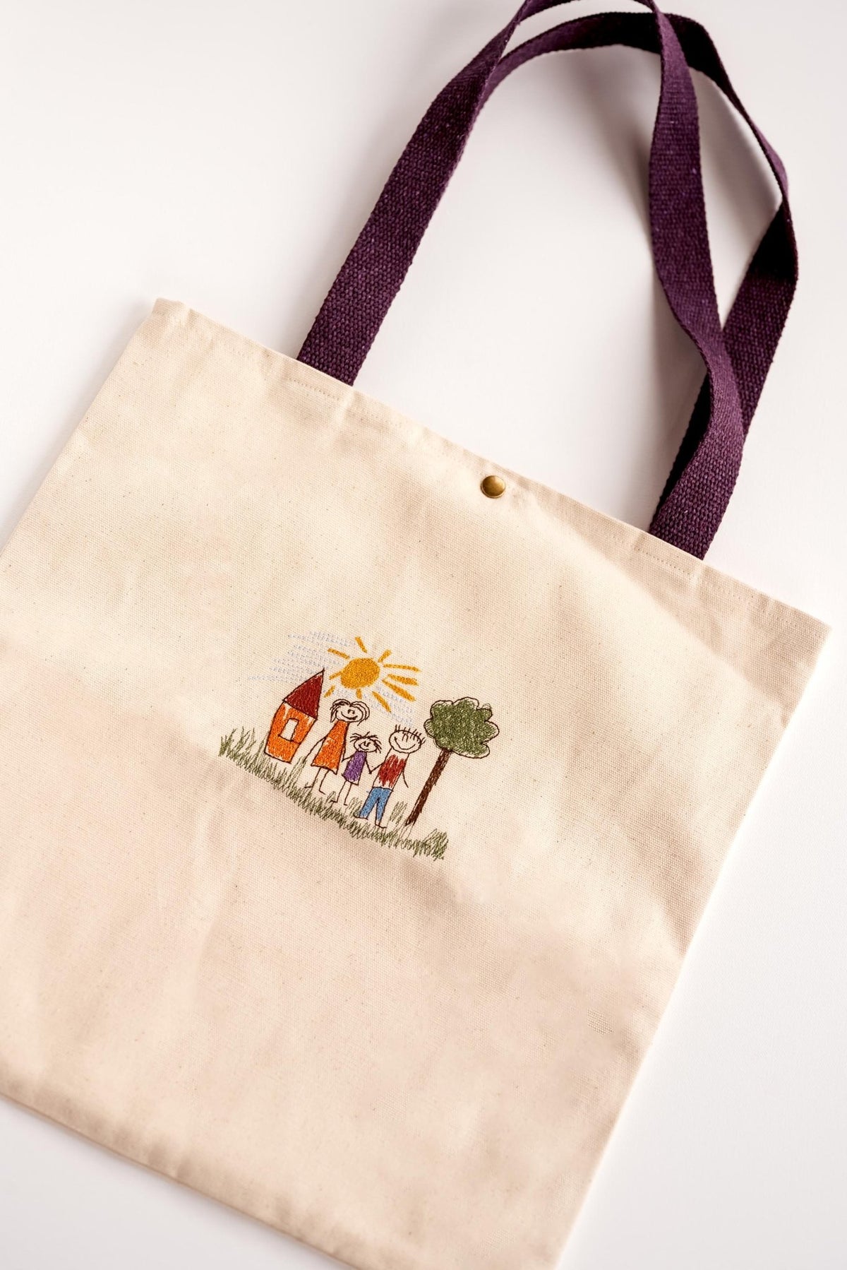 Embroidered Tote Bag - Hemsin Atelier