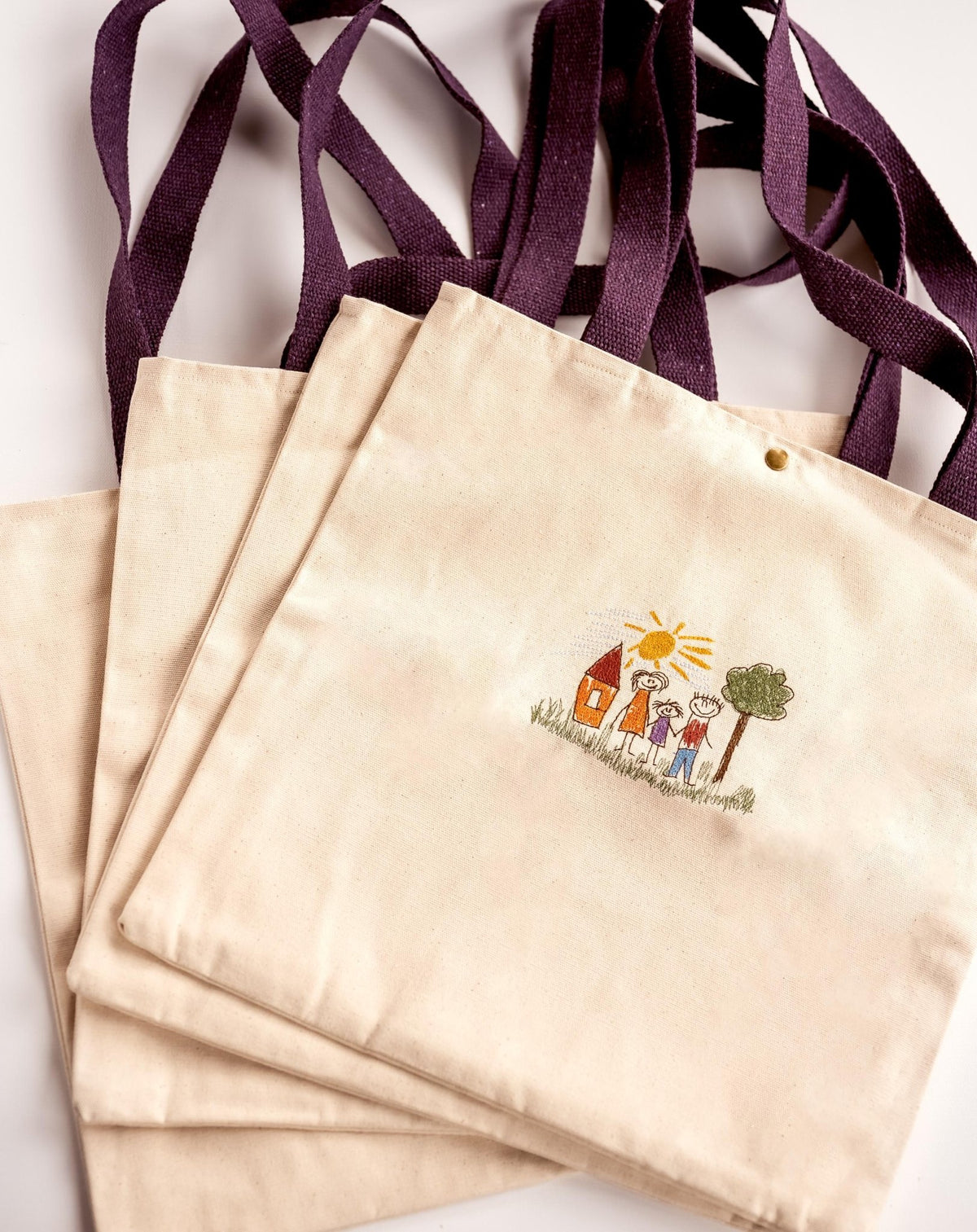 Embroidered Tote Bag - Hemsin Atelier