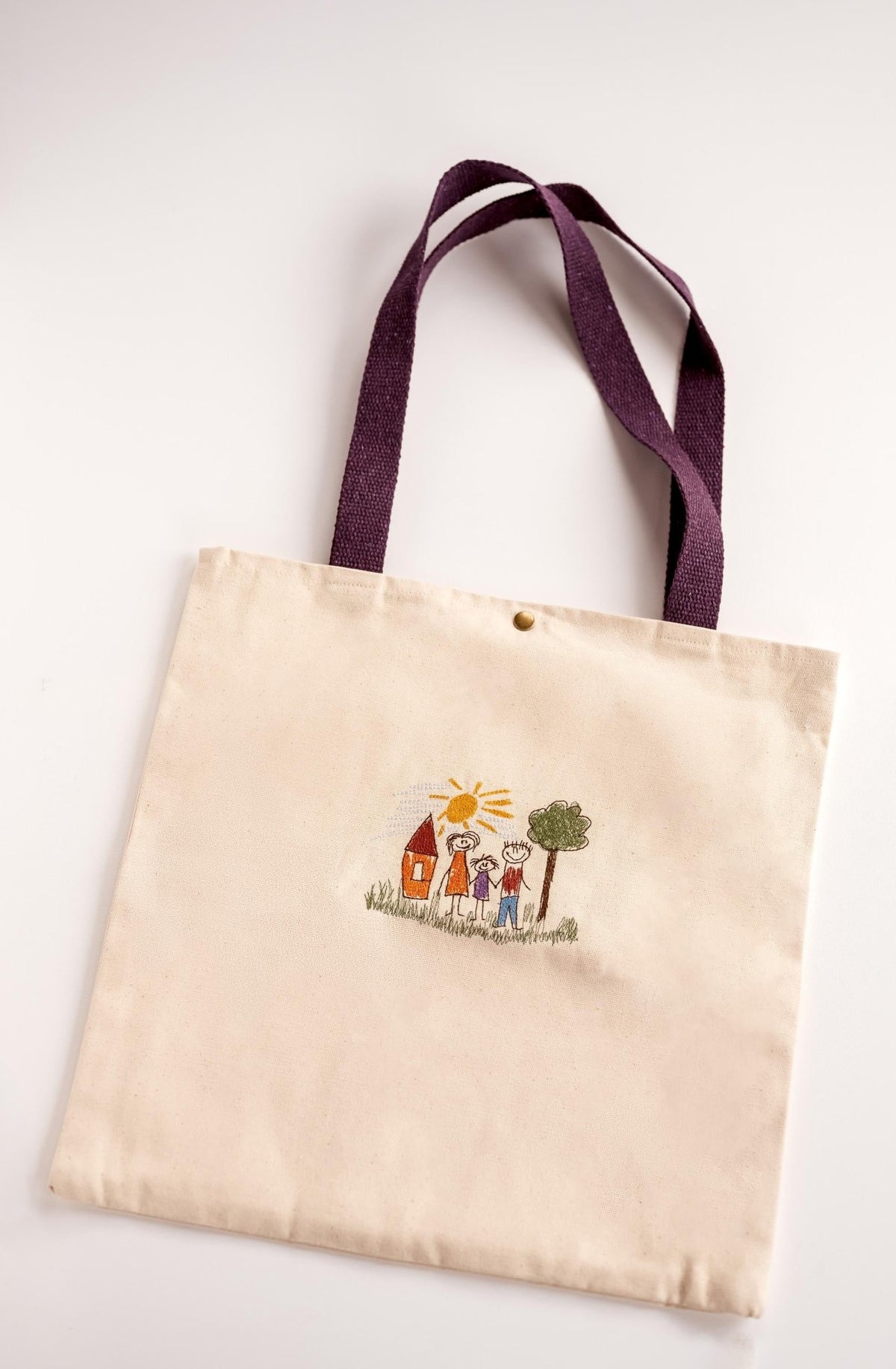 Embroidered Tote Bag - Hemsin Atelier