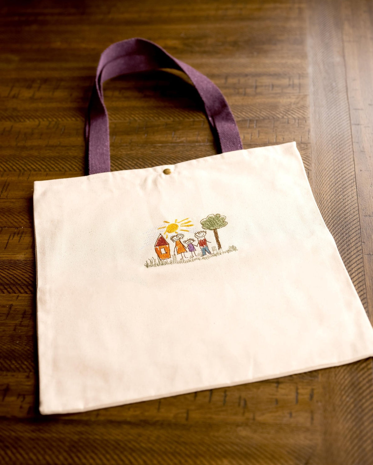 Embroidered Tote Bag - Hemsin Atelier