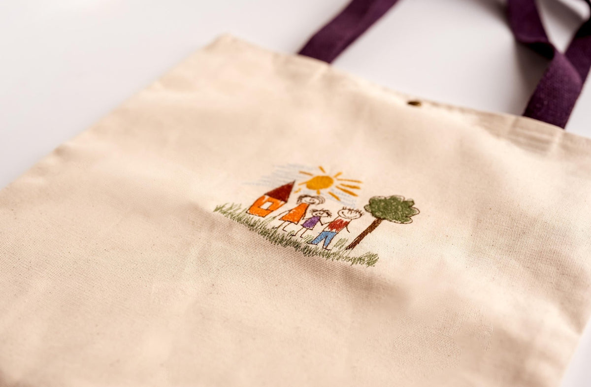 Embroidered Tote Bag - Hemsin Atelier
