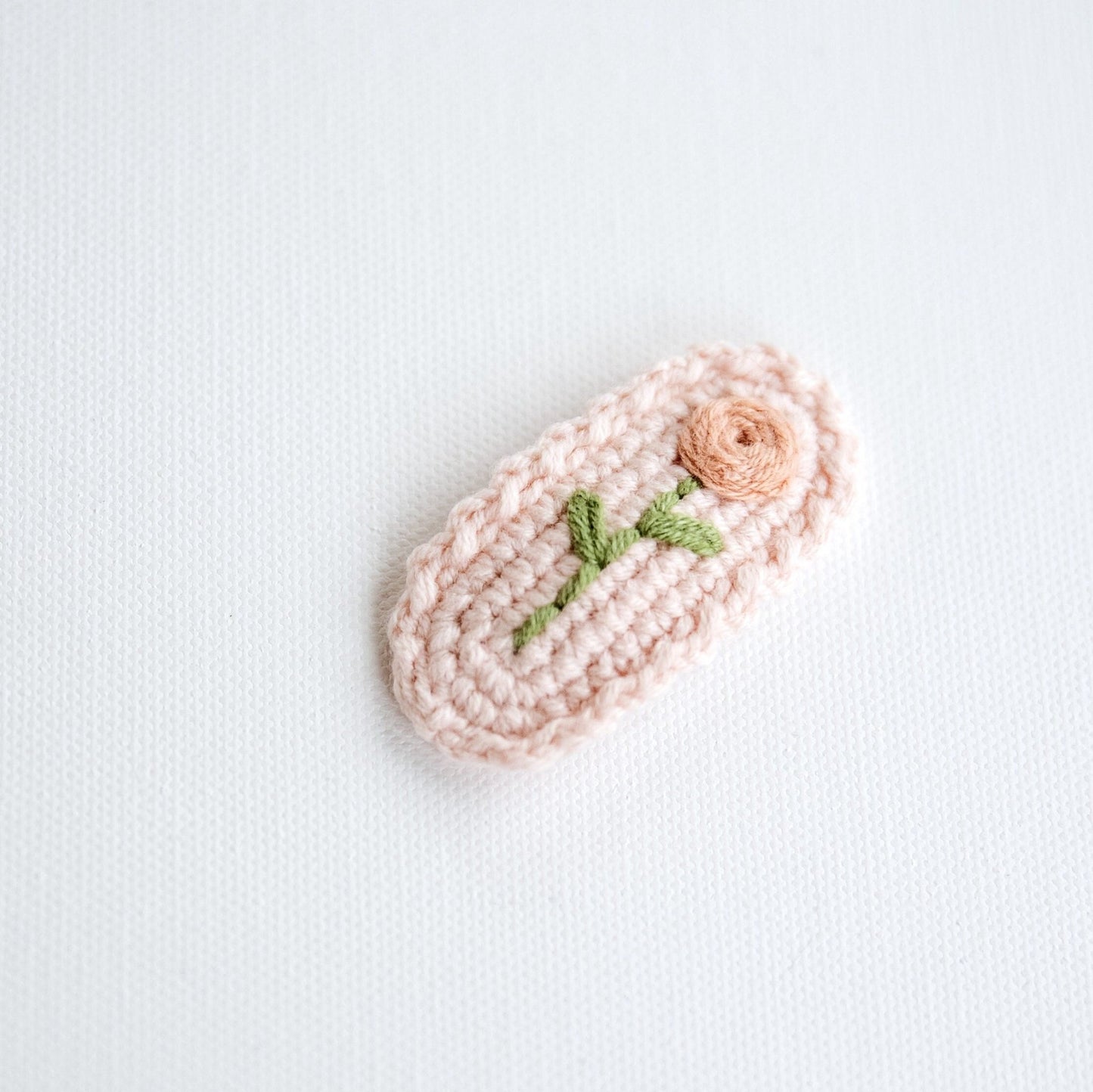 Floral Hair Clip Rose Hair Clip Rose Hair Snap Rose Hair Barrettes Flower Hair Clip Crochet Hair Clip Boho Women Hair Clip Cute Toddler Gift - Hemsin Atelier