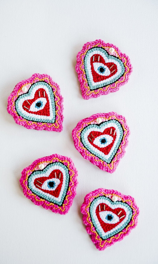 Heart Brooch Pin - Hemsin Atelier
