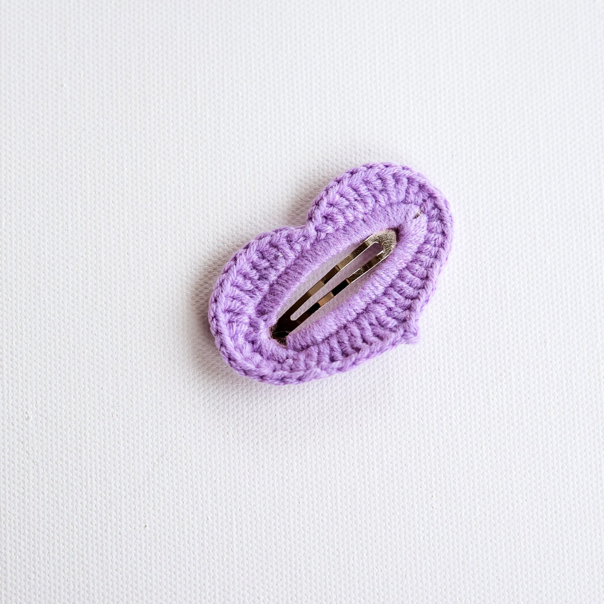 Valentines Day Gift Valentines Day Hair Clip Heart Hair Clip Heart Shaped Hair Snap Heart Hair Barrette Heart Hair Clip Crochet Hair Clip