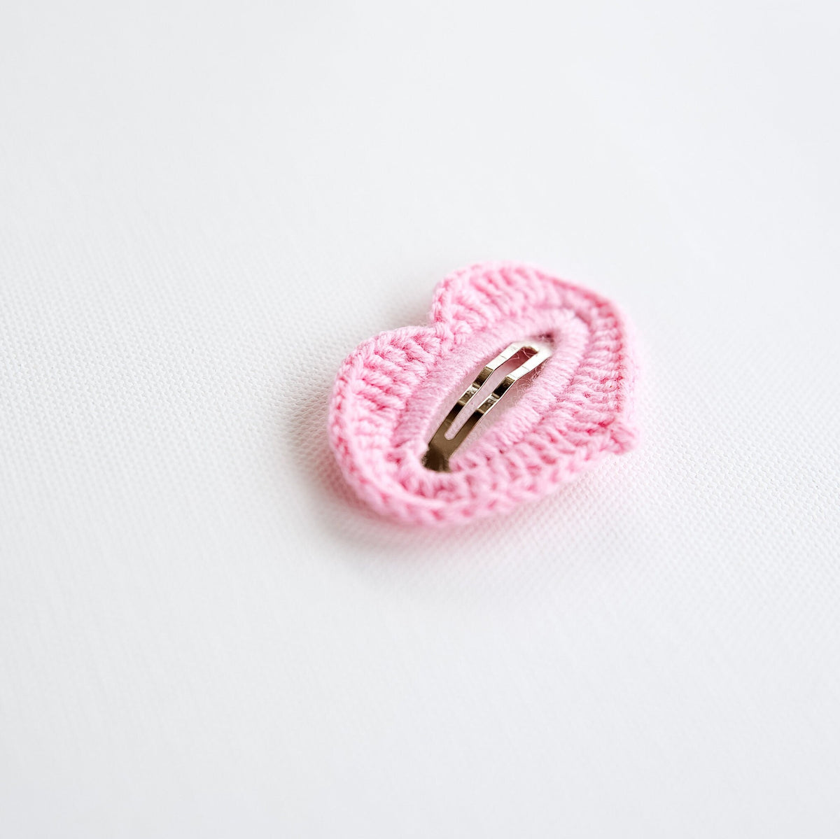 Valentines Day Gift Valentines Day Hair Clip Heart Hair Clip Heart Shaped Hair Snap Heart Hair Barrette Heart Hair Clip Crochet Hair Clip